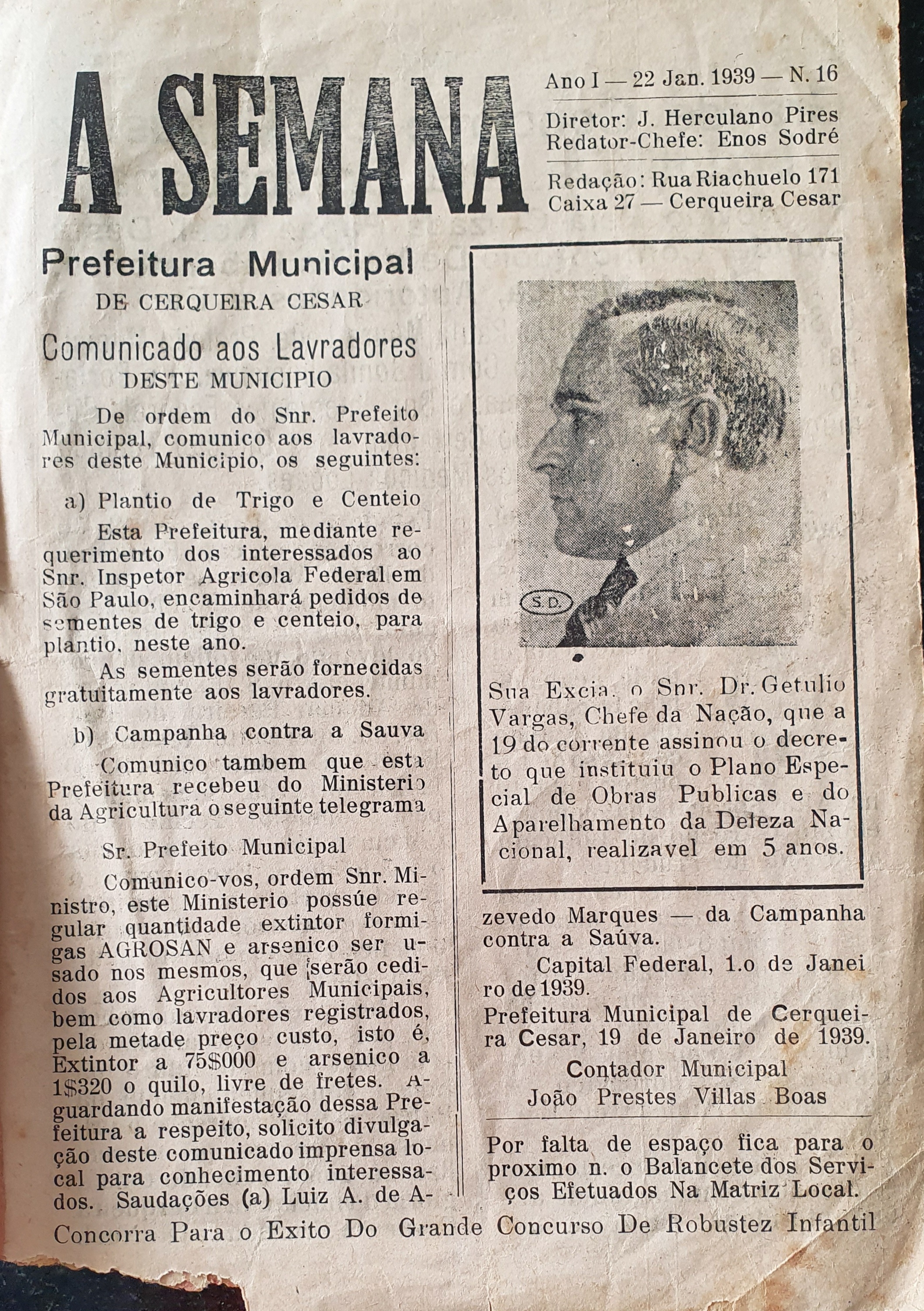 Revista Asemana HerculanoPires